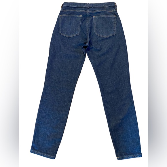 Everlane High-Rise Regular Dark Wash Straight Denim Jeans Size 30 - Picture 6 of 7